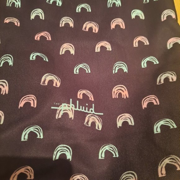 NWOT The Phluid Project Rainbow Black Tote - Picture 3 of 3